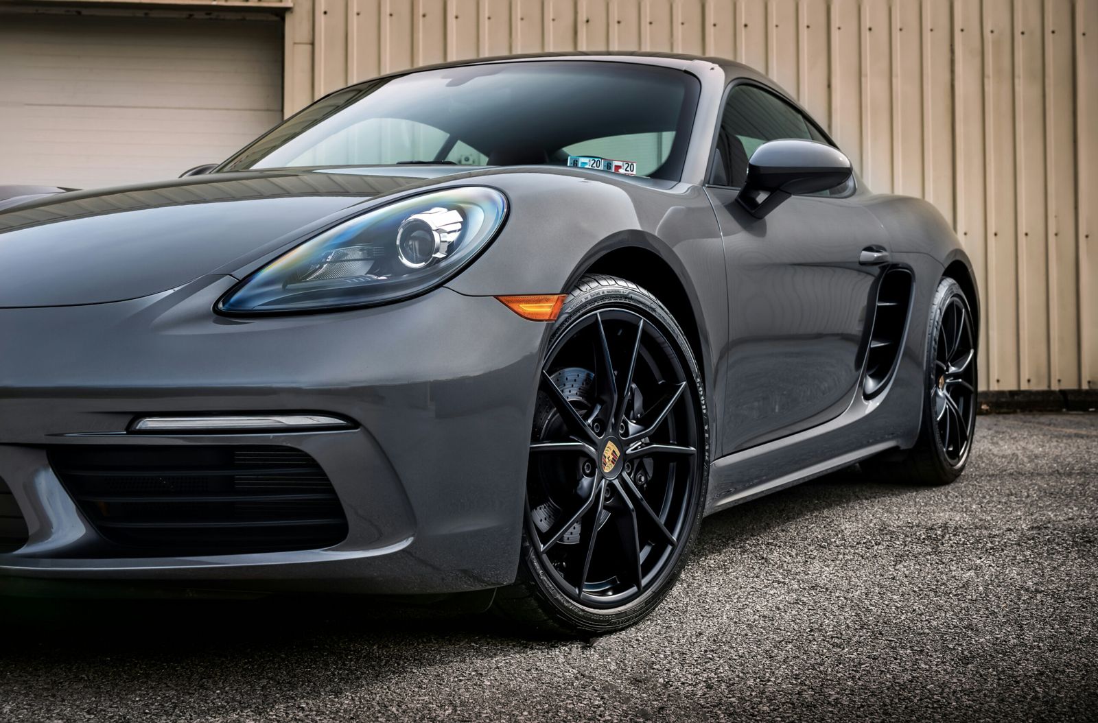 Paint protection film installed on a vehicle